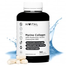 Colagen marin cu Acid hialuronic si Coenzima Q10 x 180 capsule + CADOU organizator medicamente x 28 casete