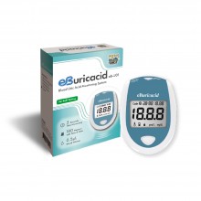 eB-Uricacid analizor acid uric, testare rapida si precisa, 180 memorii + CADOU organizator medicamente 28 casete