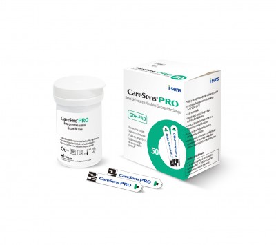 CareSens PRO teste glicemie x 300 buc., compatibile cu glucometrul CareSens Dual + CADOU 50 teste + CADOU Glucometru CareSens Dual