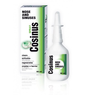 COSINUS spray nazal x 60 ml., bariera naturala impotriva virusurilor, bacteriilor si alergenilor