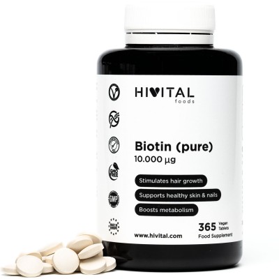 Hivital Biotina (pura) 10.000μg x 365 comprimate vegane