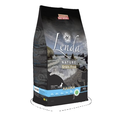 Hrană completă extrudată pentru câini tineri și adulți de toate rasele cu sensibilități alimentare și probleme gastrointestinale, fara cereale, Lenda Dog Tuna Grain Free x 3 kg.