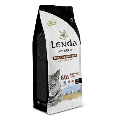 Hrana completa uscata pentru pisici adulte și senior, castrate sau sterilizate, fara cereale, Lenda Senior Urinary & Sterilized Grain Free 2kg
