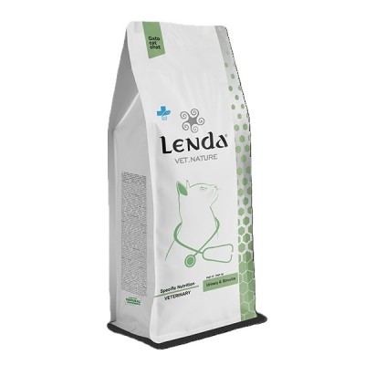 Hrana dietetica uscata pentru pisici  Lenda VET Cat Urinary & Struvite 2kg. pentru dizolvarea și reducerea recurenței calculilor de struvit și FLUTD 
