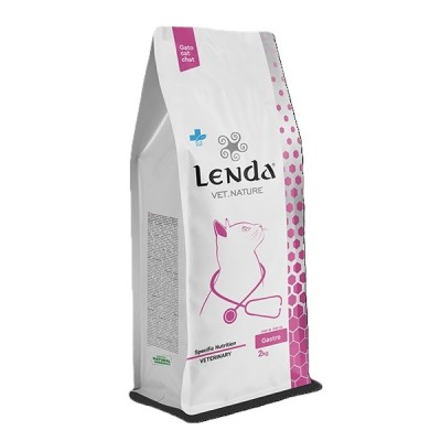 Hrana dietetica uscata pentru pisici Lenda VET CAT Gastro&Atopic x 2 kg. pentru compensarea tulburărilor digestive, a EPI și pentru reducerea tulburărilor de absorbție intestinală