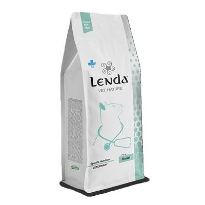 Hrana dietetica uscata pentru pisici Lenda VET CAT Renal x 2 kg. pentru susținerea funcției renale în caz de insuficiență renală cronică