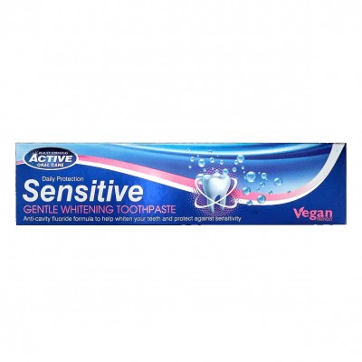 Pasta de dinti pentru protectie zilnica si albirea delicata a dintilor sensibili x 100ml., Active Oral Care, Beauty Formulas