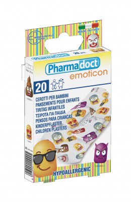 Pharmadoct plasturi pentru copii Emoticon x 20 buc.