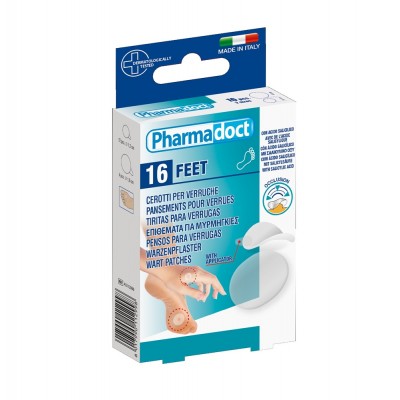 Pharmadoct Plasturi pentru veruci (negi) x 16 buc.