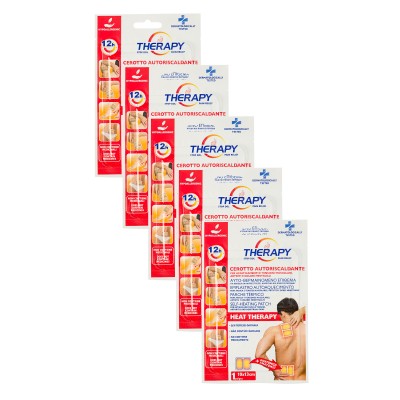 Plasturi termici Therapy StopDol pentru tensiuni musculare, artrita si dureri menstruale 10x13cm., set 5 buc.