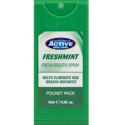 Spray pentru improspatarea respiratiei Fresh Mint x 15ml. Active Oral Care