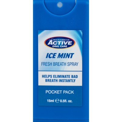 Spray pentru improspatarea respiratiei Ice Mint x 15ml. Active Oral Care