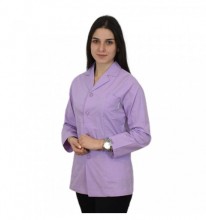 Bluza cu rever, pentru femei, BBC, stretch, lila - B17