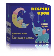 Children's Vapour Rub Bell’s 6 Luni+, 50g. - pachet PROMO 2 buc. + CADOU aspirator nazal