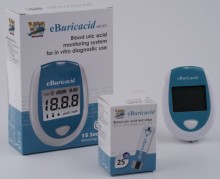 eBuricacid analizor acid uric + 50 teste + CADOU termometru digital