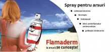 Flamaderm hidrogel spray steril x 50ml., pentru arsurilor termice, inclusiv solare și chimice, plăgi și dermabraziuni