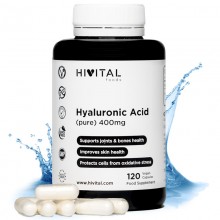 Hivital Acid hialuronic (pur) x 400mg. x 120 capsule VEGANE + CADOU organizator medicamente x 28 casete