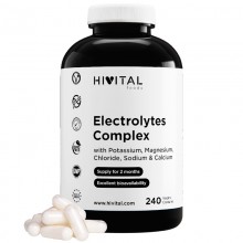 Hivital Complex Electroliti, cu Potasiu, Magneziu, Clor, Sodiu si Calciu x 240 capsule vegane + CADOU Organizator medicamente 28 casete