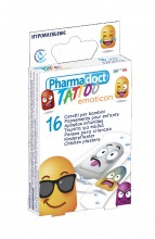 Pharmadoct plasturi pentru copii Tattoo Emoticon x 16 buc.
