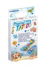 Pharmadoct plasturi pentru copii Tattoo Ocean Fun x 16 buc.