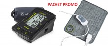 Pachet PROMO Tensiometru digital BP-1000 + perna electrica 30x40cm. + CADOU termometru digital